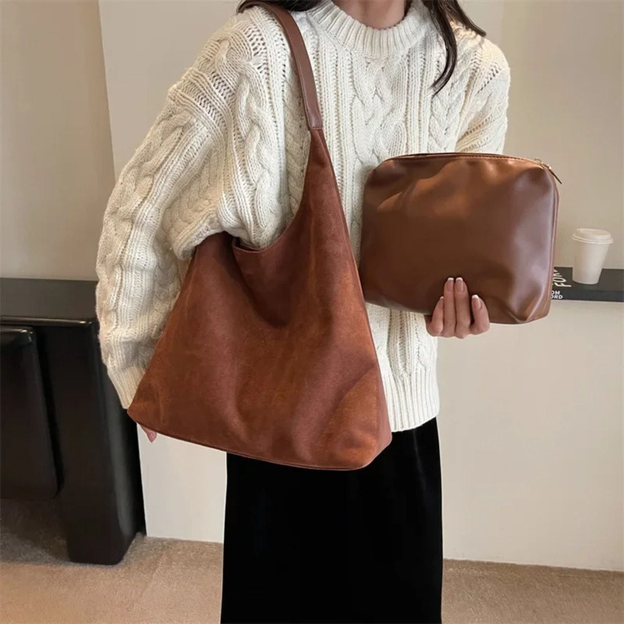 Aimé - Suede Leather Tote